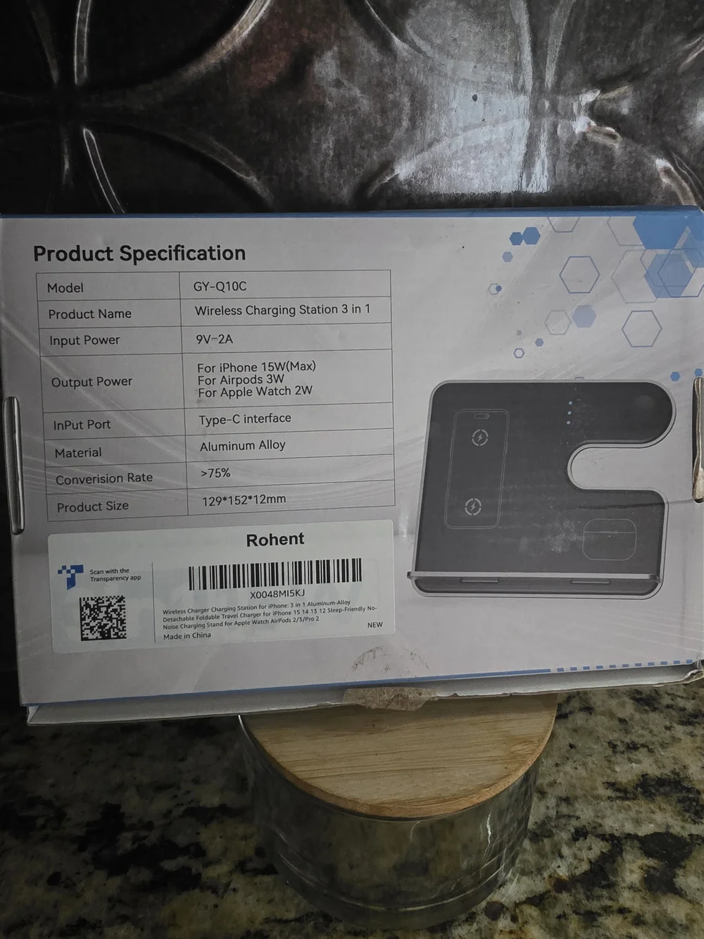 Rohent wireless charging
